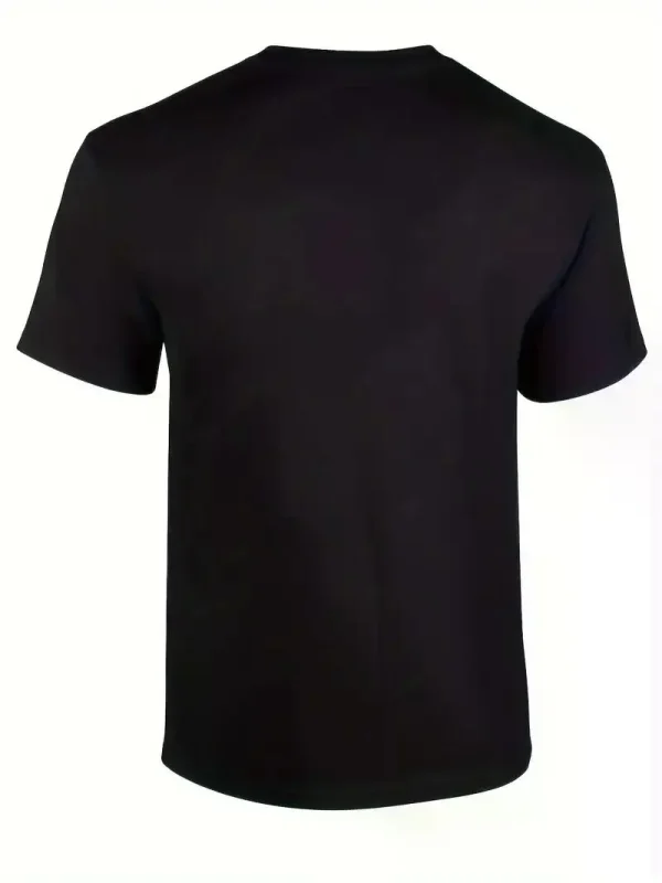 Just Run" Men's Breathable Cotton T-Shirt - Image 2